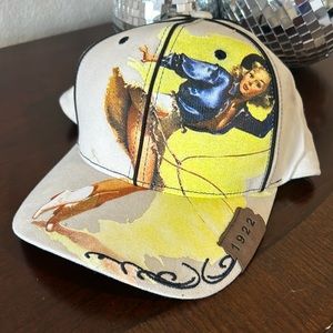 Baileys pin up model cowgirl baseball cap nwt